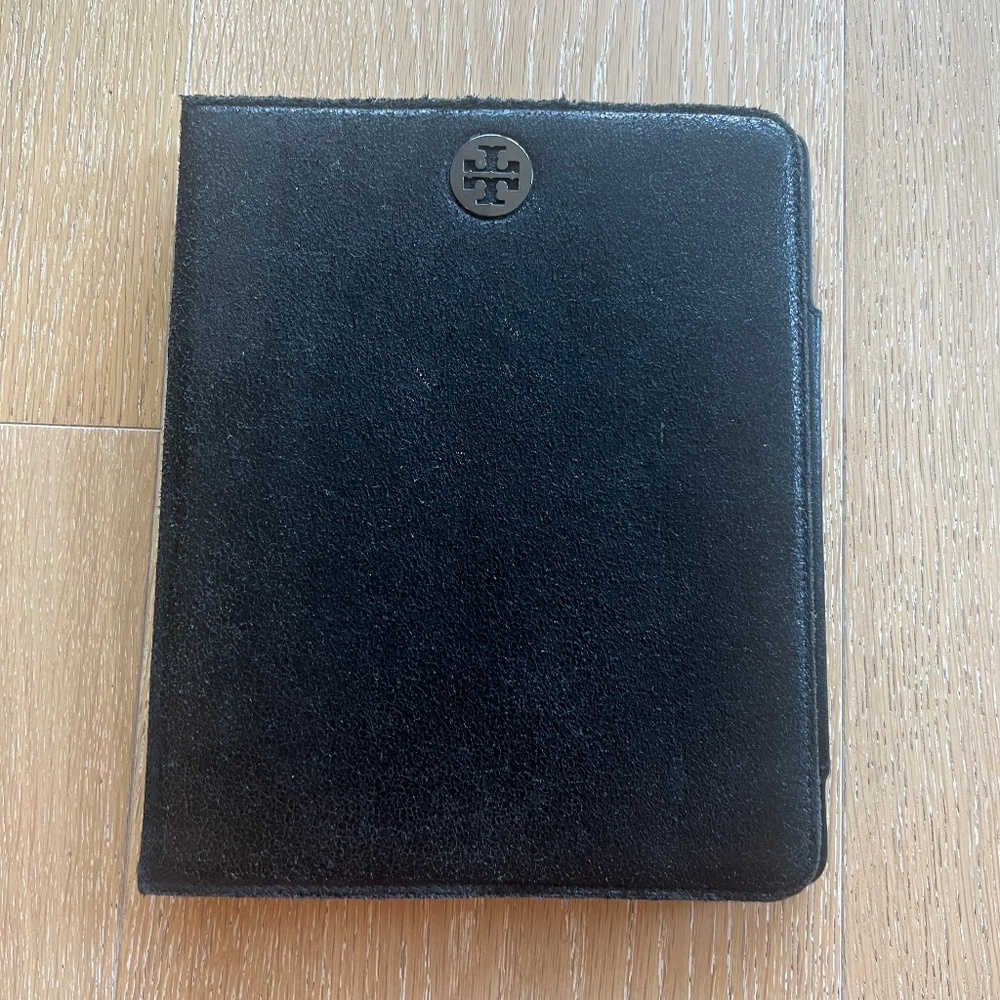 Tory Burch Authentic iPad Case Black Padded